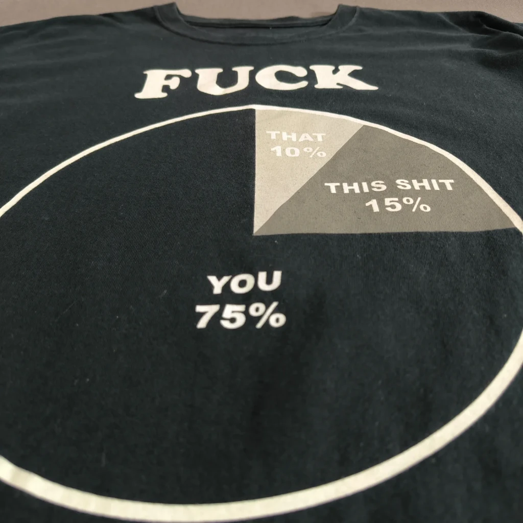 SIZE L-XL  تیشرت اورجینال   برند معتبر SPENCER'S امریکا مدل f.u.c.k