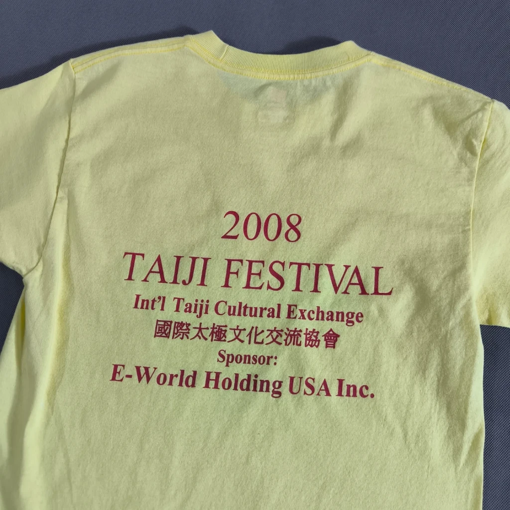 SIZE S-XS  تیشرت اورجینال   برند معتبر HANES امریکا مدل TAIJI FESTIVAL
