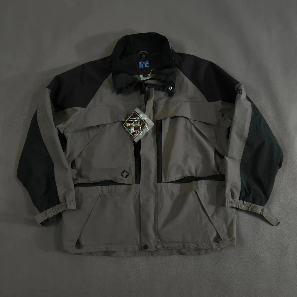 SIZE  XXL - XL   کاپشن اسکی بلند اورجینال از برند معتبر BLACK ICE امریکا