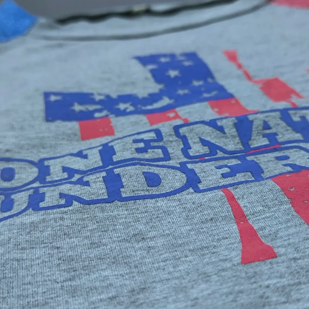 Size S-M  تیشرت آستیندار اورجینال  برند معتبر و بزرگ One Nation امریکا