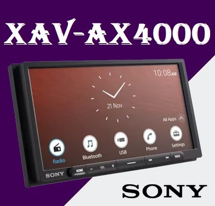 Sony XAV-AX4000 پخش تصویری سونی