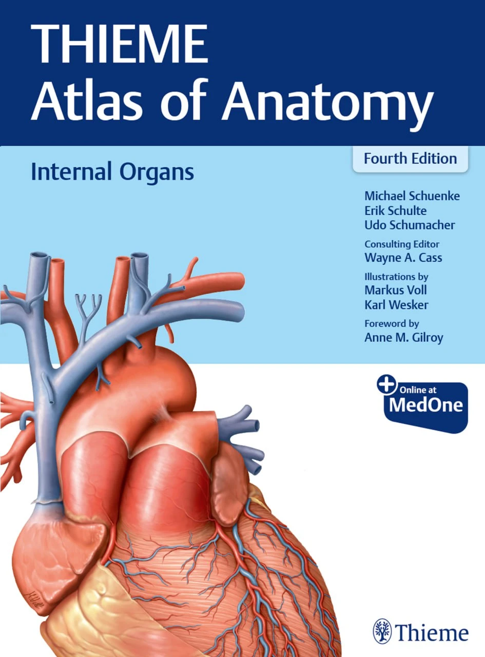 THIEME Atlas of Anatomy: Internal Organs 4th Edition 2025