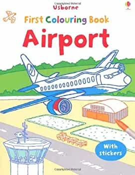 Usbone First colouring book Airport