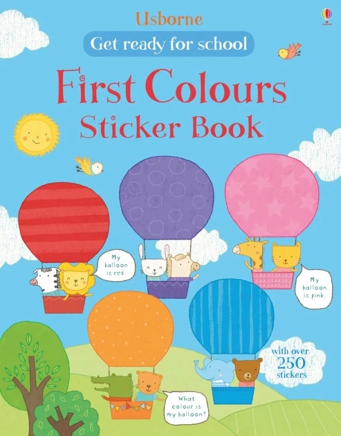 Usbone get ready for school first colours sticker book