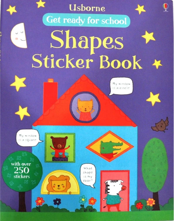 Usbone get ready for school shapes sticker book