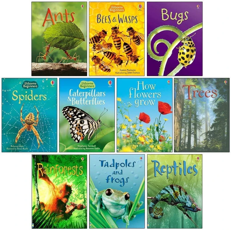 Usborne Beginners Nature 10 Book Collection