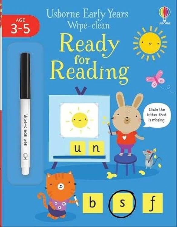 Usborne Early years wipe-clean Ready for reading 📚