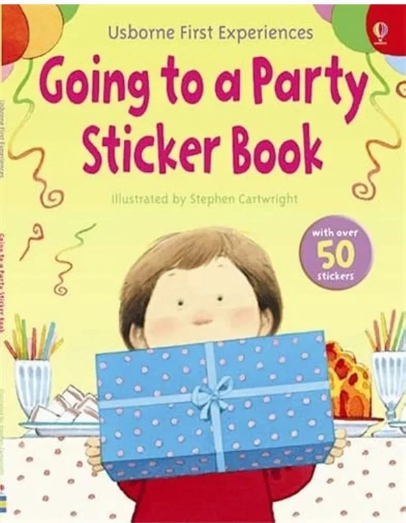Usborne first experience Going to a party sticker book