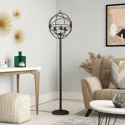 آباژور ایستاده فلزی 3شعله