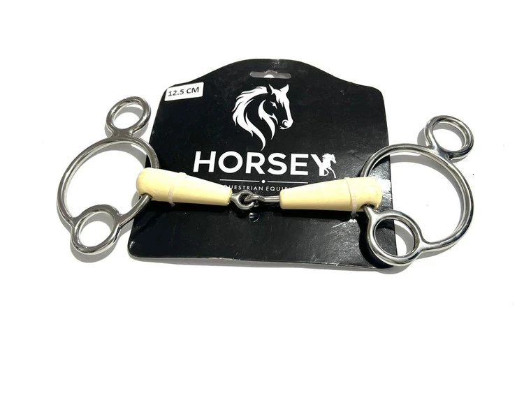 آبخوری ژرمن گگ (مولتی‌رینگ) دو‌تیکه با روکش پلاستیک HORSY سایز ۱۲٫۵