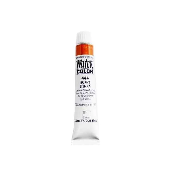 آبرنگ حرفه ای شین هان burnt sienna 444 (حجم 7.5 میل)