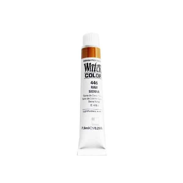 آبرنگ حرفه ای شین هان raw sienna 446 (حجم 7.5 میل)