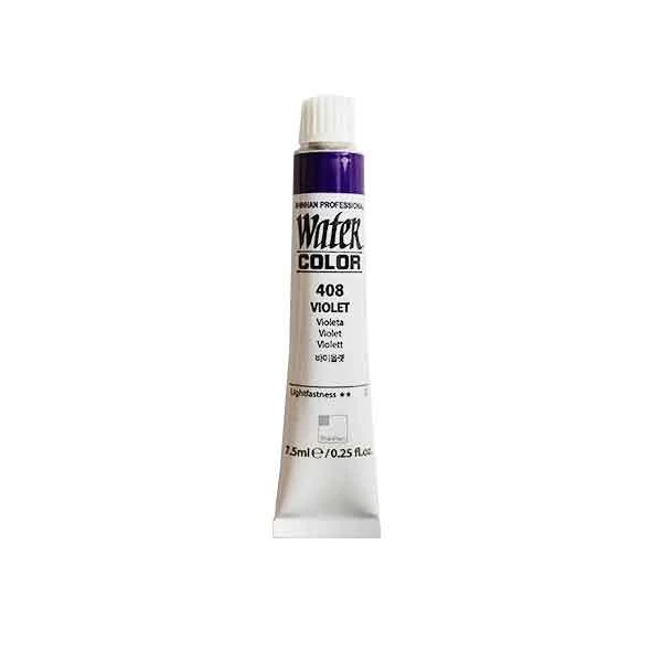آبرنگ حرفه ای شین هان violet 408 (حجم 7.5 میل)