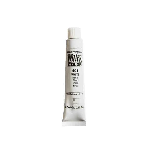 آبرنگ حرفه ای شین هان white 401 (حجم 7.5 میل)