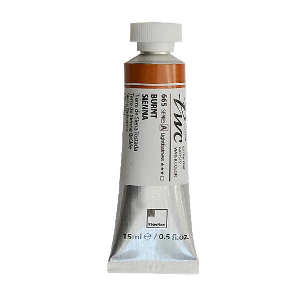 آبرنگ فوق آرتیست شین هان PWC سری A رنگ (Burnt Sienna 665)