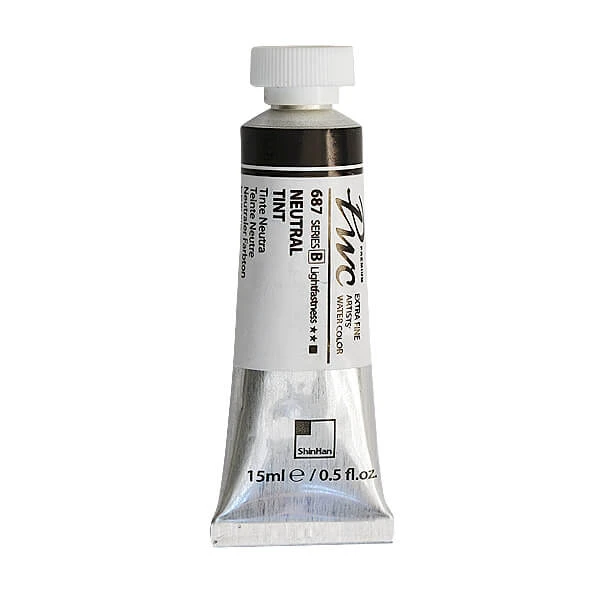 آبرنگ فوق آرتیست شین هان PWC سری B رنگ (Nautral Tint 687)