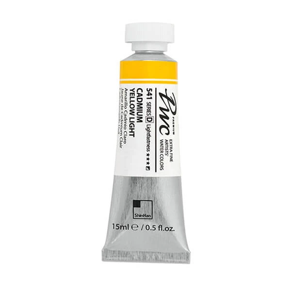 آبرنگ فوق آرتیست شین هان PWC سری D رنگ (cadmium yellow light 541)