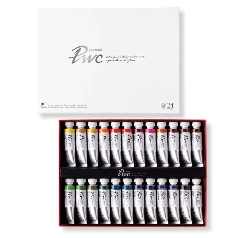 آبرنگ فوق حرفه ای شین هان ۲۴ رنگ Extra Fine Artists 15ml