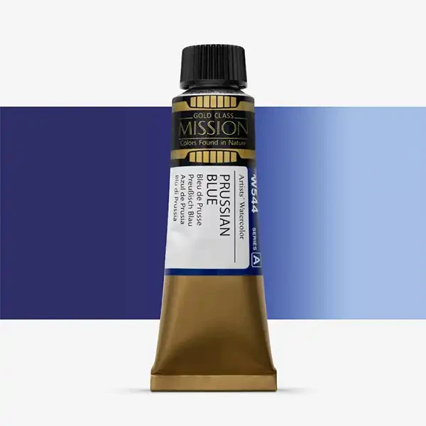 آبرنگ میشن Gold Class سری A رنگ (Prussian Blue W544)