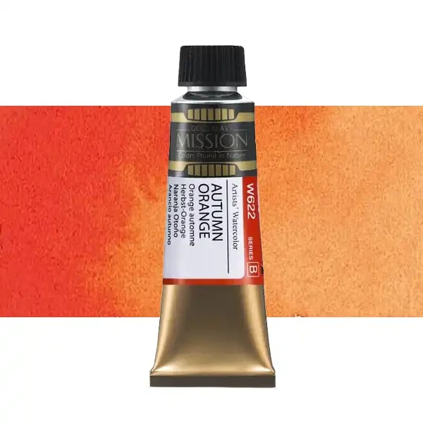 آبرنگ میشن Gold Class سری B رنگ (Autumn Orange W622)