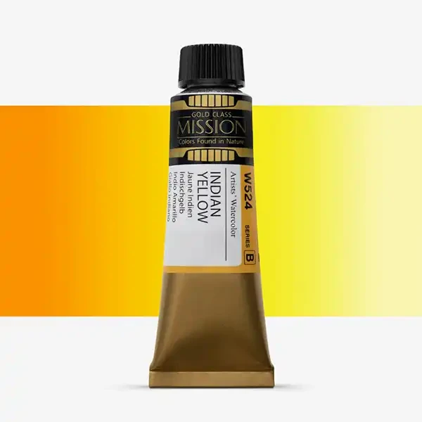آبرنگ میشن Gold Class سری B رنگ (Indian Yellot W524)
