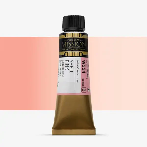 آبرنگ میشن Gold Class سری B رنگ (Shell Pink W554)