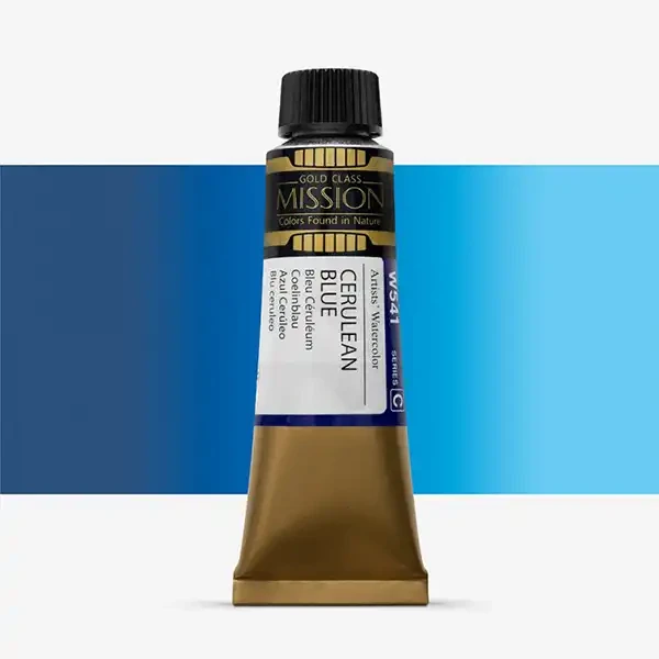 آبرنگ میشن Gold Class سری C رنگ (Cerulean Blue W541)