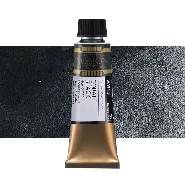 آبرنگ میشن Gold Class سری C رنگ (Cobalt Black W615)