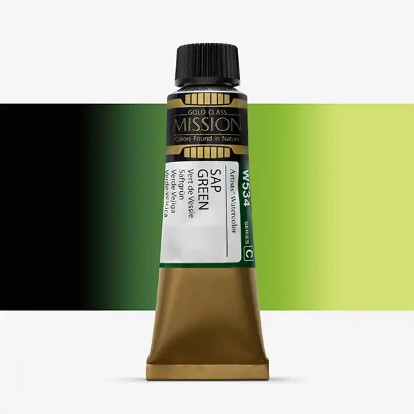 آبرنگ میشن Gold Class سری C رنگ (Sap Green W534)