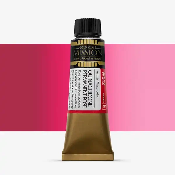 آبرنگ میشن Gold Class سری E رنگ (Quinacridone Permanentrose W512)