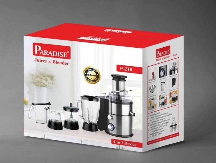 آبمیموه گیری 4کاره استیل پارادیس model_p210