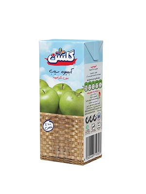 آبمیوه 200cc سیب گلشن-بسته 32 عددی