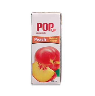 آبمیوه 200cc هلو پاپ-بسته36 عددی