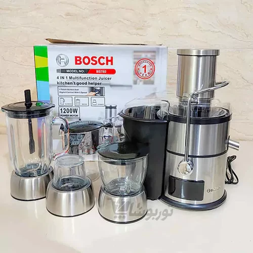 آبمیوه‌ گیری 4 کاره بوش لمسی مدل 780Bosch BS780 Juicer-1