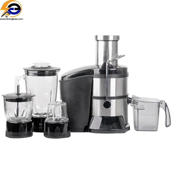 آبمیوه‌گیری چهارکاره نانیوا مدل NJ-185 با توان ۸۰۰ وات و پارچ ۱.۵ لیتری