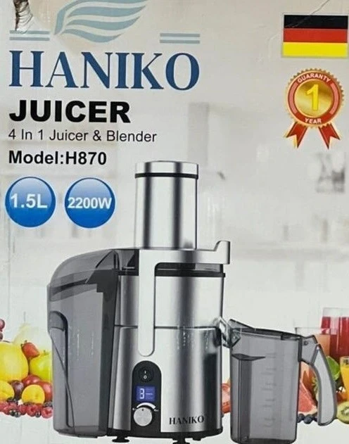 آبمیوه گیری ۴کاره هانیکو مدل H870