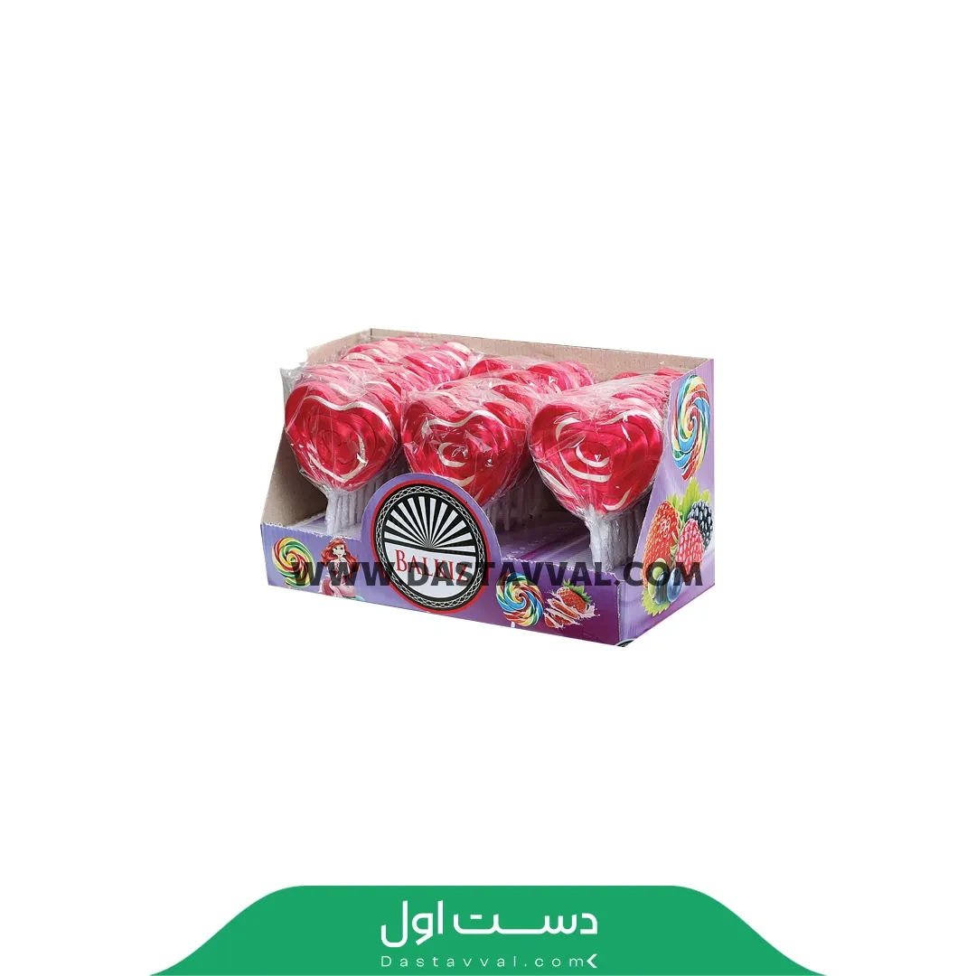 آبنبات قلبي بزرگ بال قیز