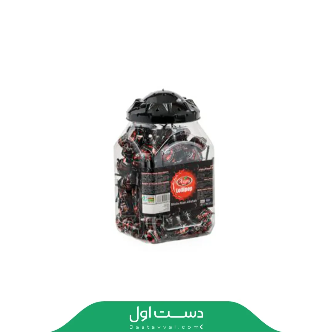 آبنبات چوبی با طعم كولا آدامس دار آرسوی
