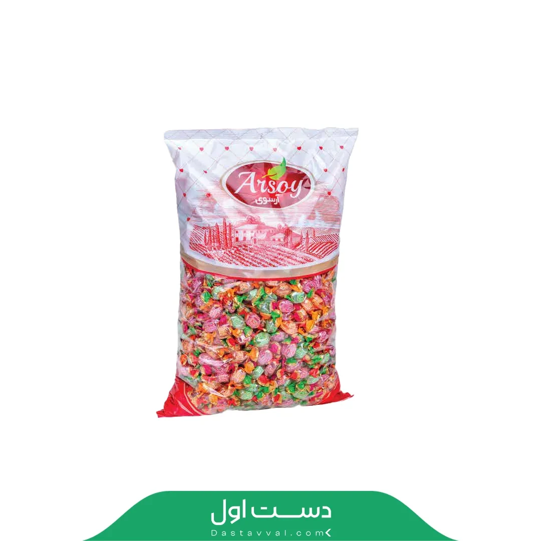 آبنیات دوسر پیچ میوه ای طعم دار آرسوی