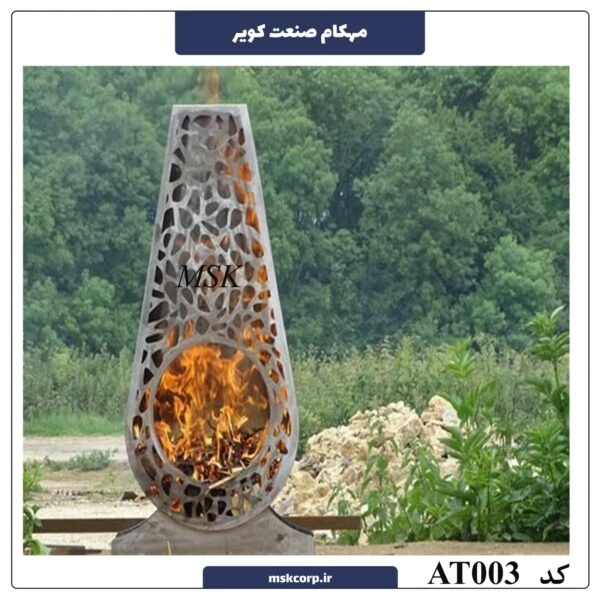 آتش دان نگین AT003