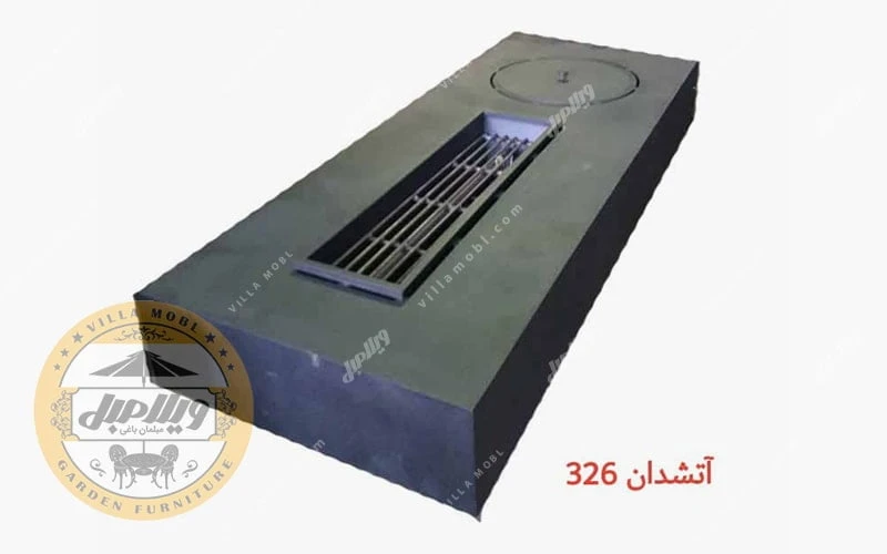 آتشدان و فایرپیت هیزمی یا گازی کد 326