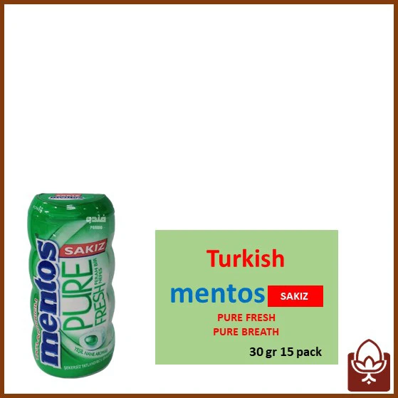 آدامس منتوس ترک طعم نعناع 30 گرمی | Mentos Pure Fresh