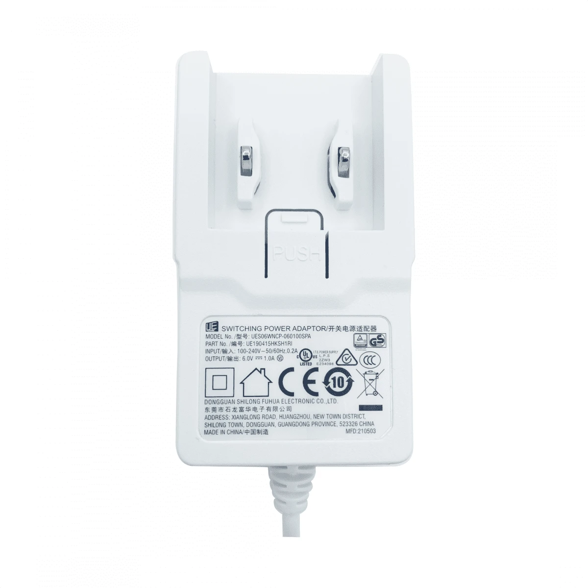 آداپتور PA6 350mA-6VDC مخصوص کی پد های بی سیم