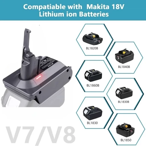 آداپتور باتری جارو شارژی دایسون مدل V7/ V8 اورجینال امازون المان