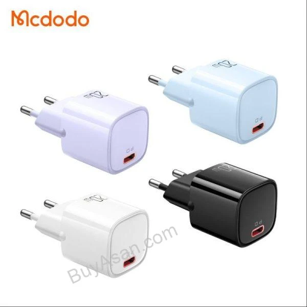 آداپتور شارژ فست شارژ 20 وات مک‌دودو مدل CH-402
