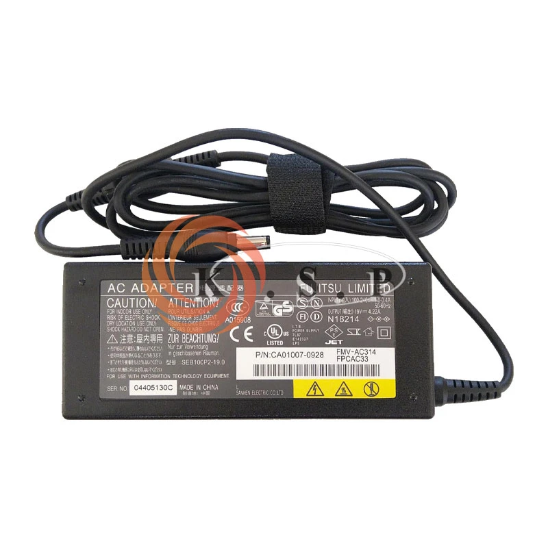 آداپتور لپ تاپ فوجیتسو Adaptor Fujitsu 19V 4.22A 5.5X2.5