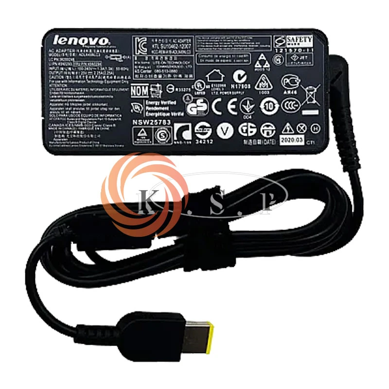آداپتور لپ تاپ لنوو Adaptor Lenovo 20V 2.25A USB