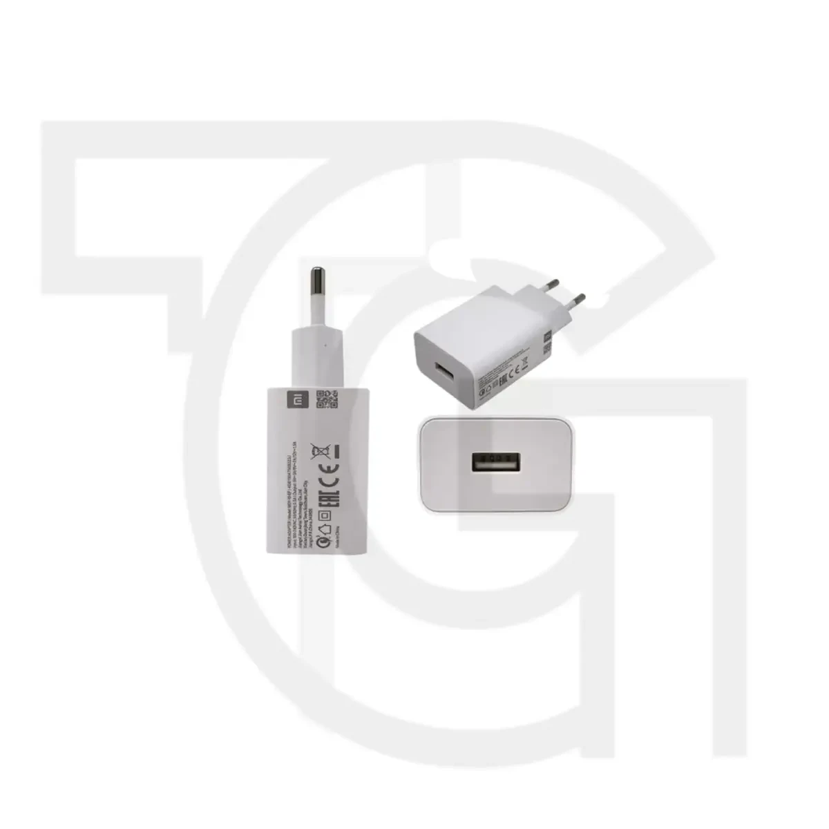 آداپتور کلگی,شارژر فست شیائومی‌ردمی (سفید) Charger Adapter Fast Xiaomi Redmi Note 9T