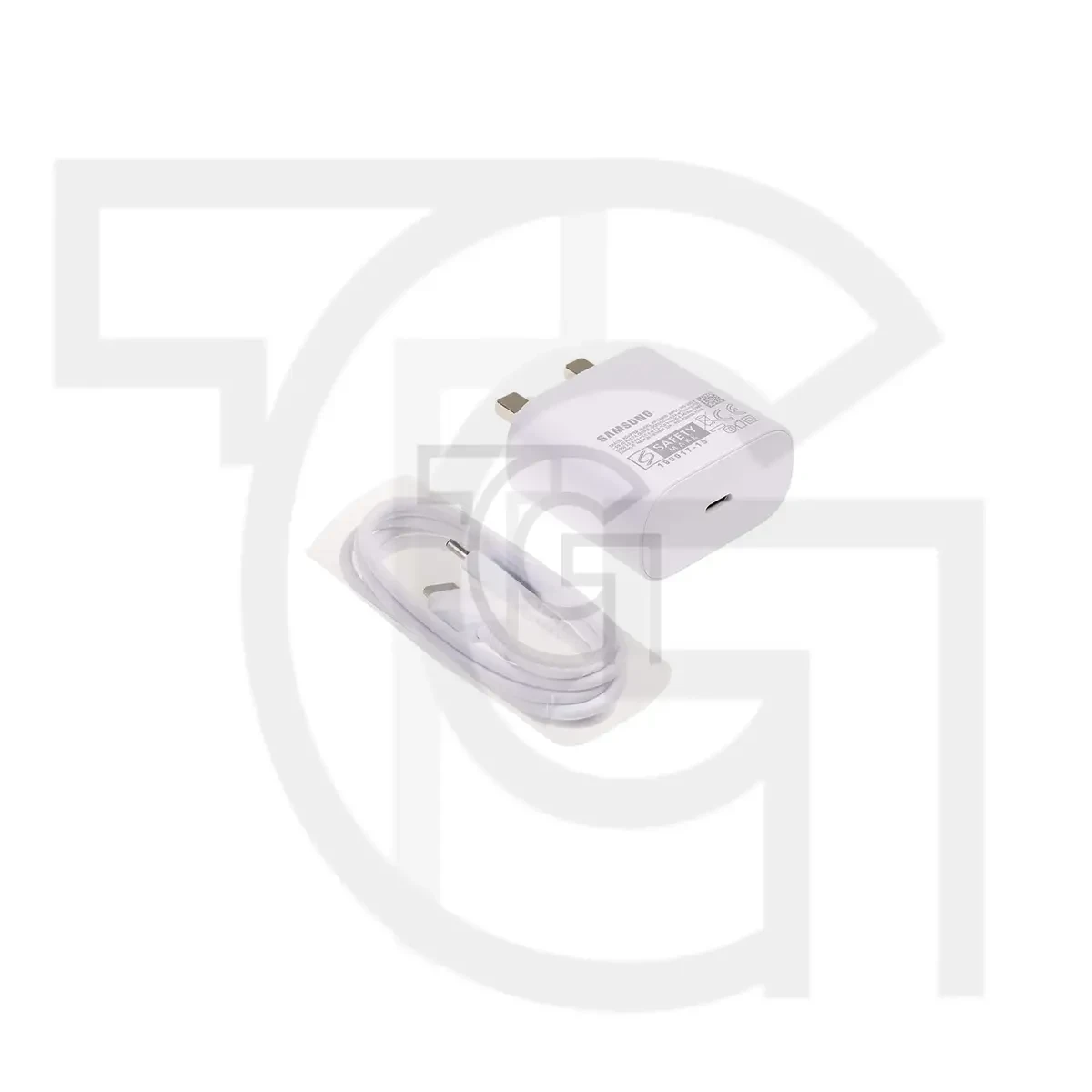آداپتور کلگی,شارژر,کابل فست سامسونگ (سفید) Charger Adapter Cable Fast Samsung Galaxy S23 Ultra