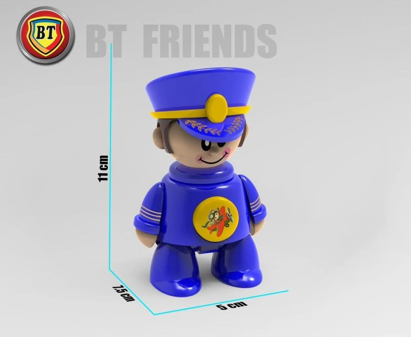 آدمک خلبان بتی فرند BtFriends طرح تولو tolo